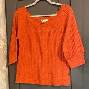Women's Orange Sweater